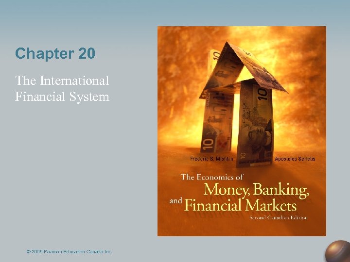 Chapter 20 The International Financial System © 2005 Pearson Education Canada Inc. 