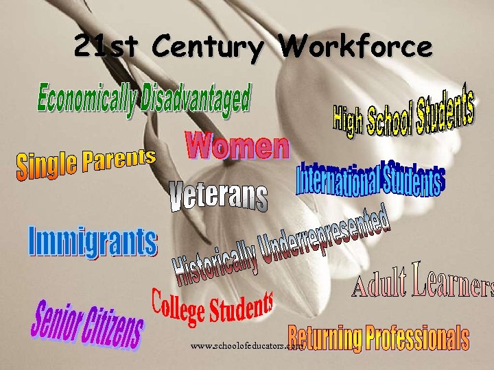 21 st Century Workforce www. schoolofeducators. com 