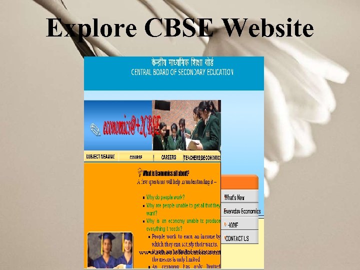 Explore CBSE Website www. schoolofeducators. com 