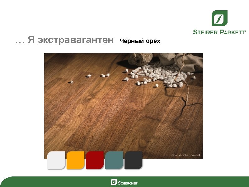 … Я экстравагантен Черный орех 