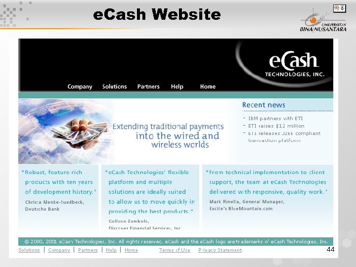 e. Cash Website 44 