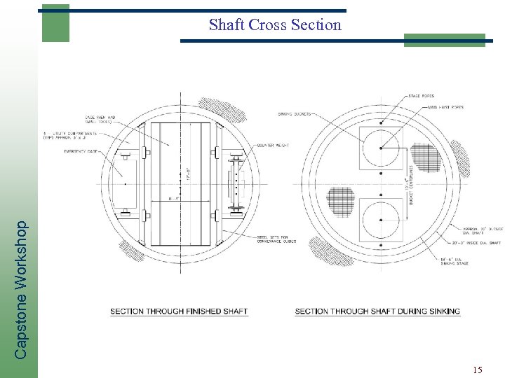 Capstone Workshop Shaft Cross Section 15 