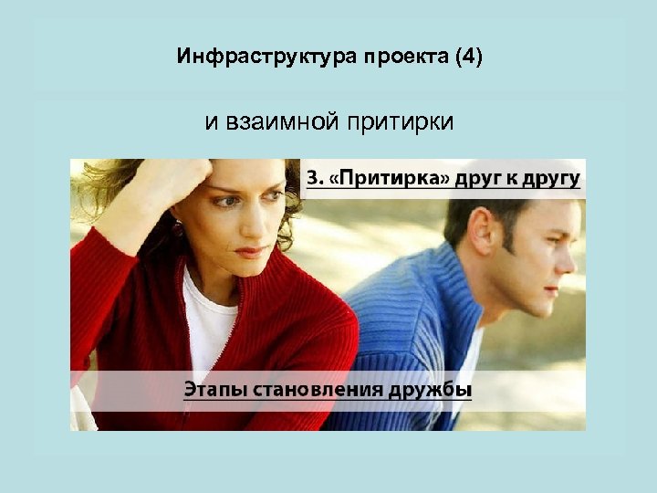 Инфраструктура проекта (4) и взаимной притирки 