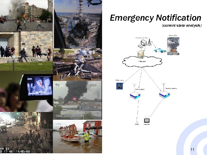 Emergency Notification (current state analysis) 11 