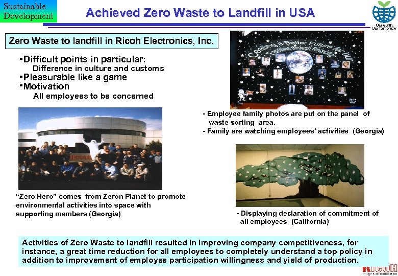 Sustainable Development Achieved Zero Waste to Landfill in USA Zero Waste to landfill in