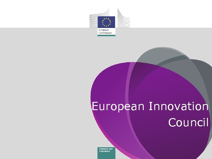 European Innovation Council Research and Innovation 