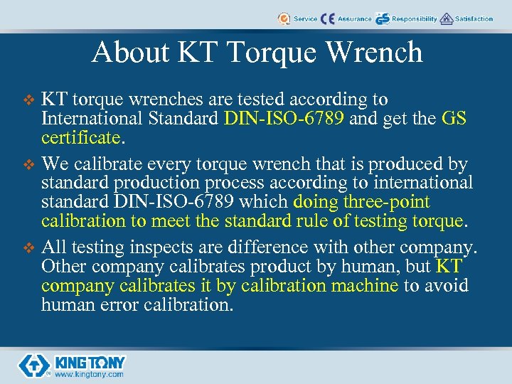 The Textbook Of Kt Torque Wrench Series The