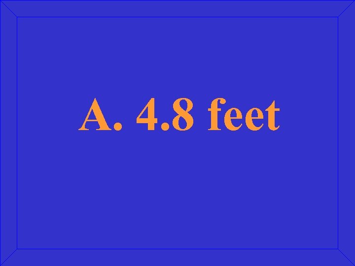 A. 4. 8 feet 