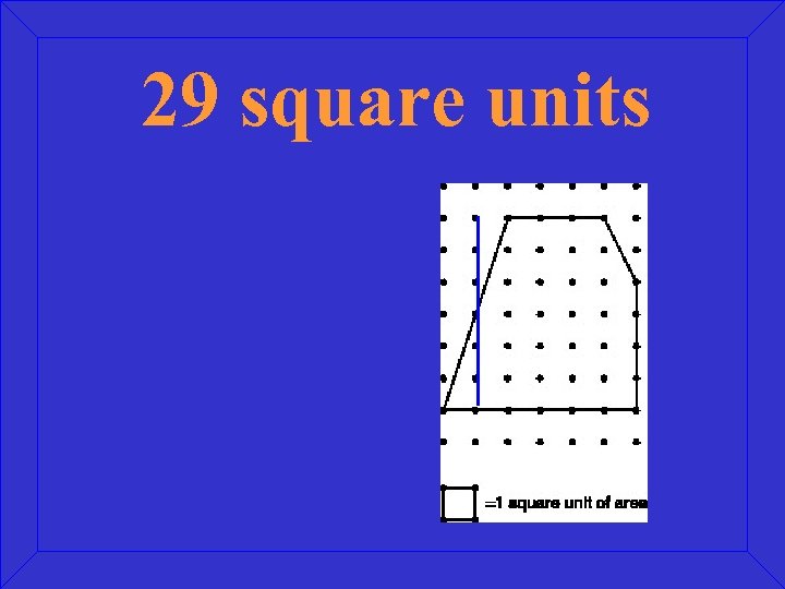 29 square units 