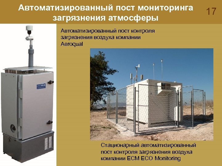 Автоматизированный пост мониторинга загрязнения атмосферы Автоматизированный пост контроля загрязнения воздуха компании Aeroqual Стационарный автоматизированный