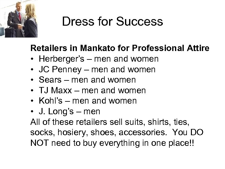 Dress for Success Retailers in Mankato for Professional Attire • Herberger’s – men and