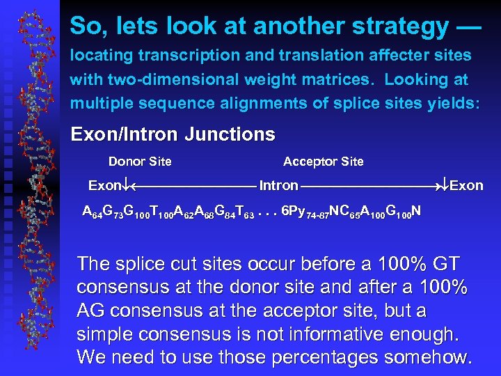 So, lets look at another strategy — locating transcription and translation affecter sites with