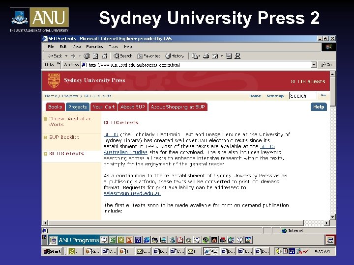 Sydney University Press 2 