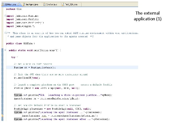 The external application (1) 