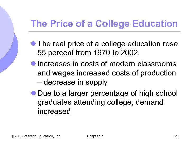 The Price of a College Education l The real price of a college education