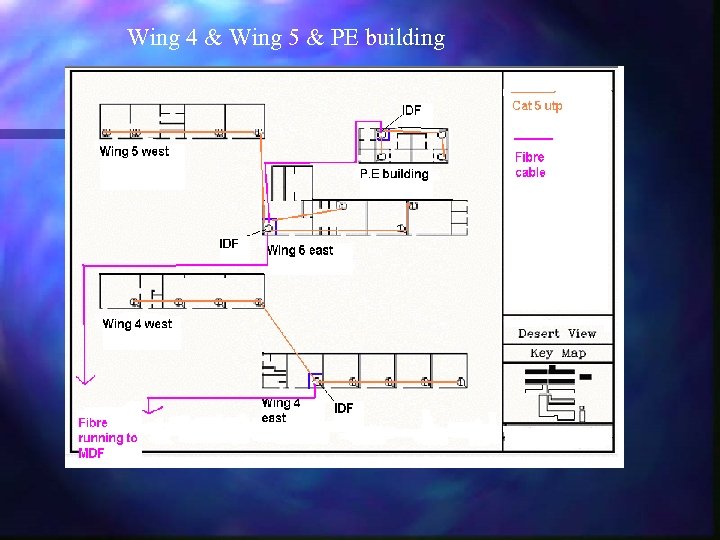 Wing 4 & Wing 5 & PE building 