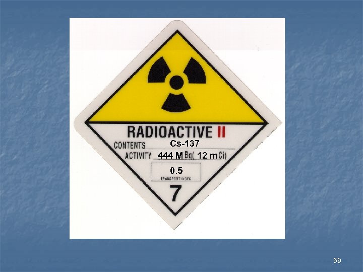 MultiModal Radioactive Shipping 1 Radioactive Material Production