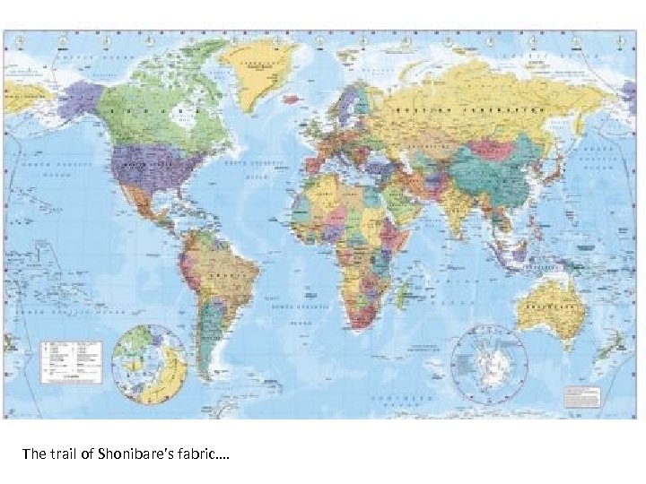 The trail of Shonibare’s fabric…. 