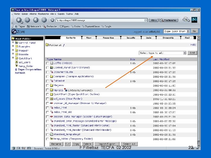 F Filliettaz TECFA 02 2002 22 