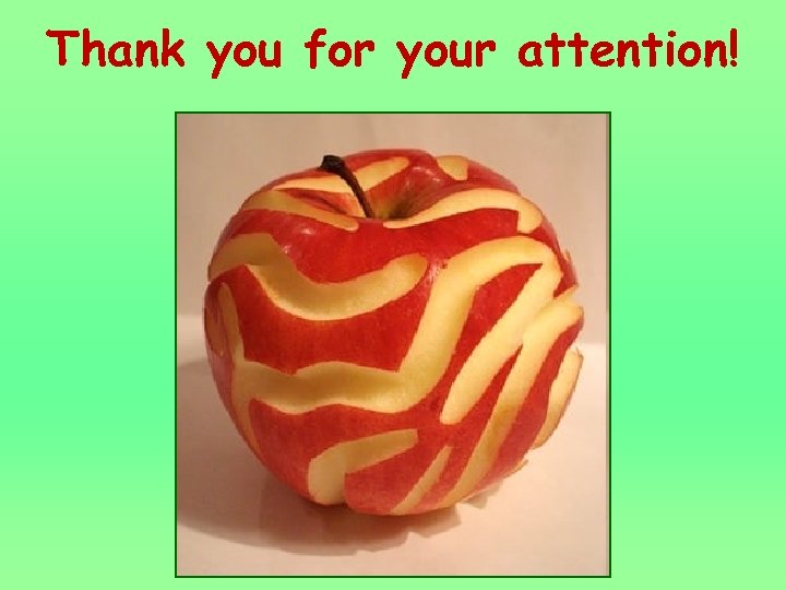 Thank you for your attention! 