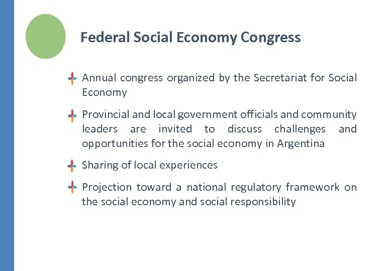 Federal Social Economy Congress Annual congress organized by the Secretariat for Social Economy Provincial