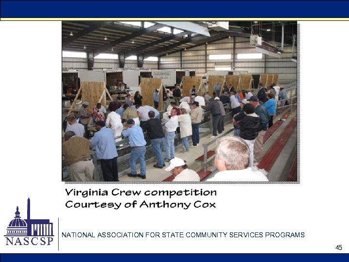 NATIONAL ASSOCIATION FOR STATE COMMUNITY SERVICES PROGRAMS 45 