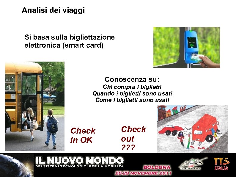 Analisi dei viaggi Si basa sulla bigliettazione elettronica (smart card) Conoscenza su: Chi compra