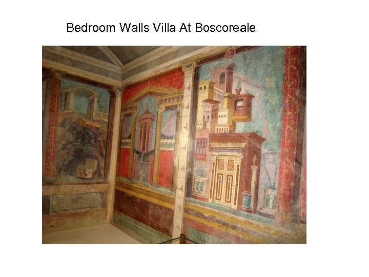 Bedroom Walls Villa At Boscoreale 