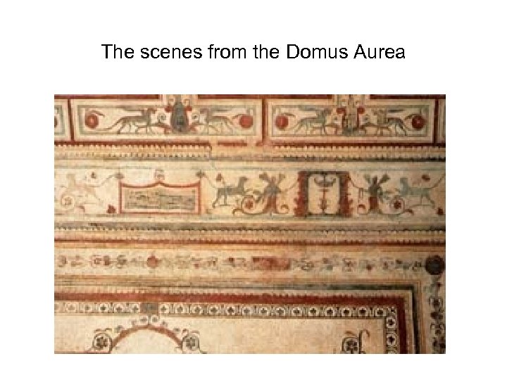 The scenes from the Domus Aurea 