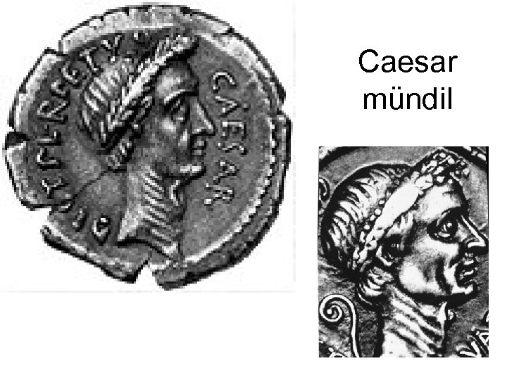 Caesar mündil 