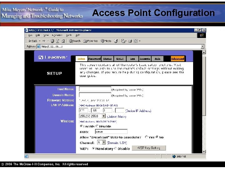 Access Point Configuration 