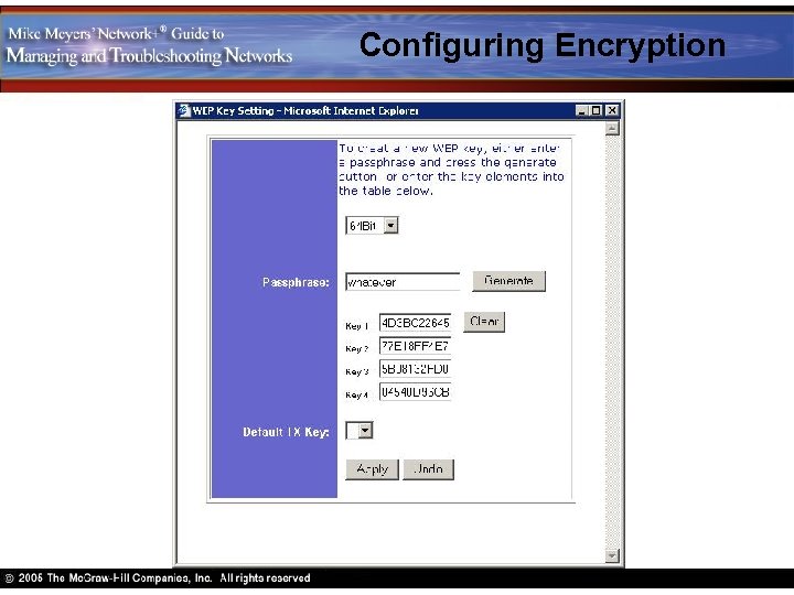 Configuring Encryption 