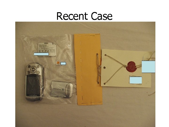 Recent Case 