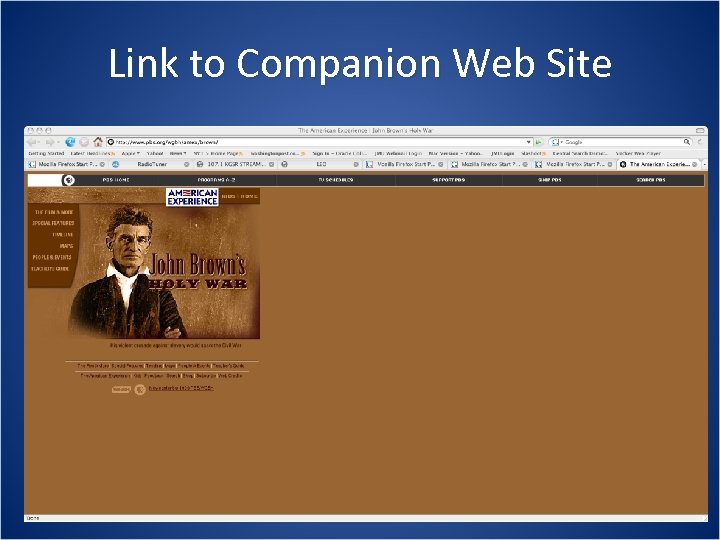 Link to Companion Web Site 