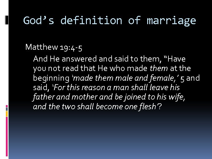 Marriage Marriage Is Under Attack The Definition