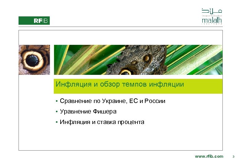 Add image here from RFIB Image Library. ppt Инфляция и обзор темпов инфляции •
