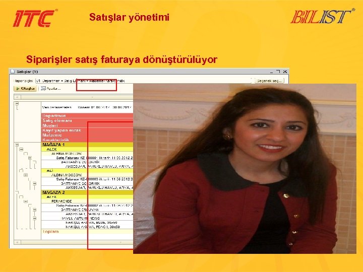 Satışlar yönetimi Siparişler satış faturaya dönüştürülüyor 