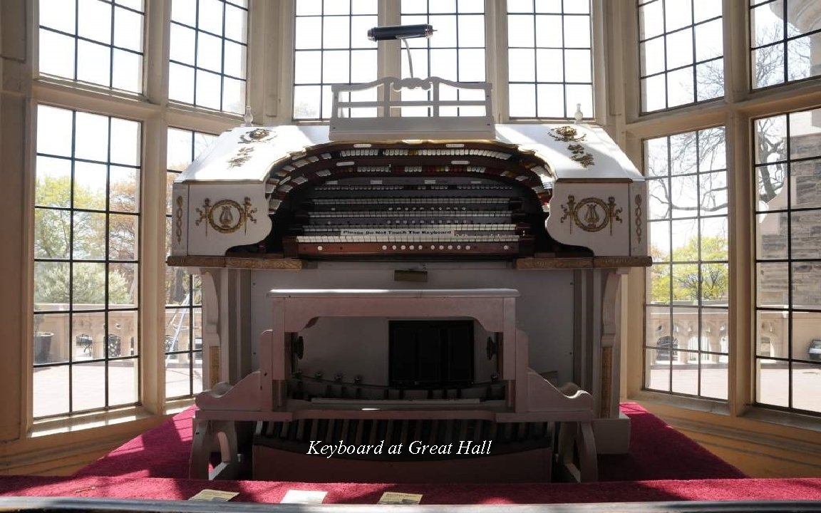 Keyboard at Great Hall 