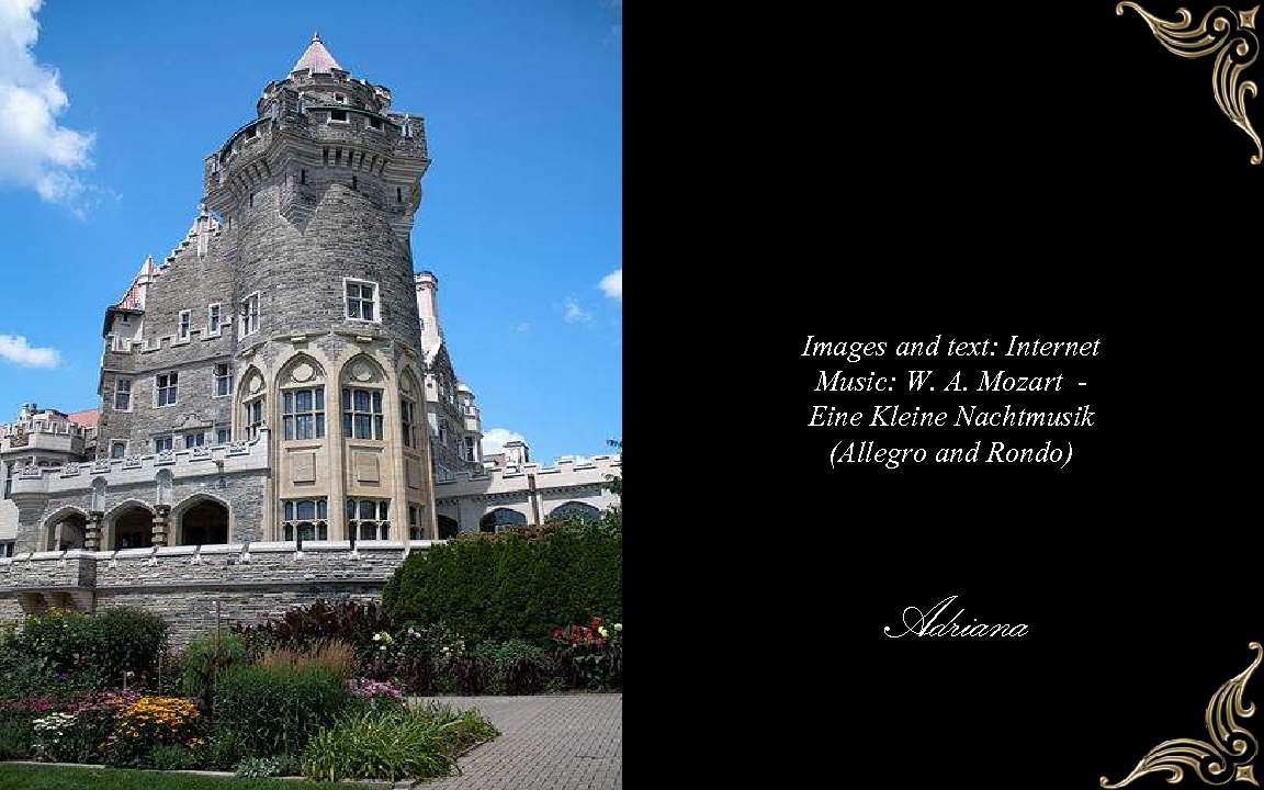 Images and text: Internet Music: W. A. Mozart Eine Kleine Nachtmusik (Allegro and Rondo)