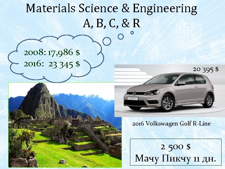 Materials Science & Engineering A, B, C, & R 2008: 17, 986 $ 2016: