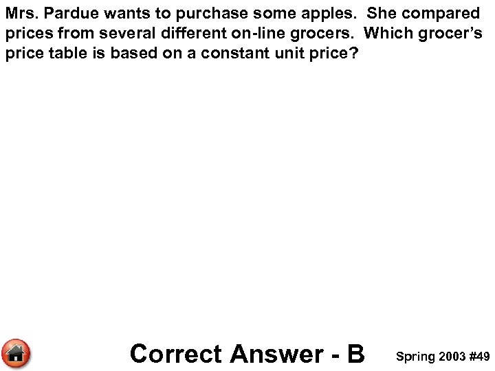 Mrs. Pardue wants to purchase some apples. She compared prices from several different on-line