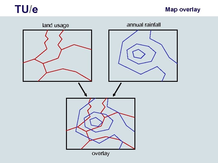 TU/e Map overlay annual rainfall land usage overlay 
