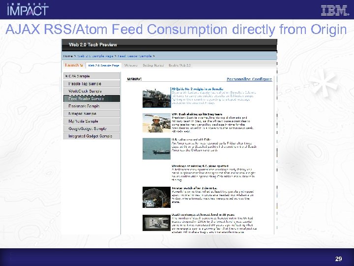 AJAX RSS/Atom Feed Consumption directly from Origin 29 