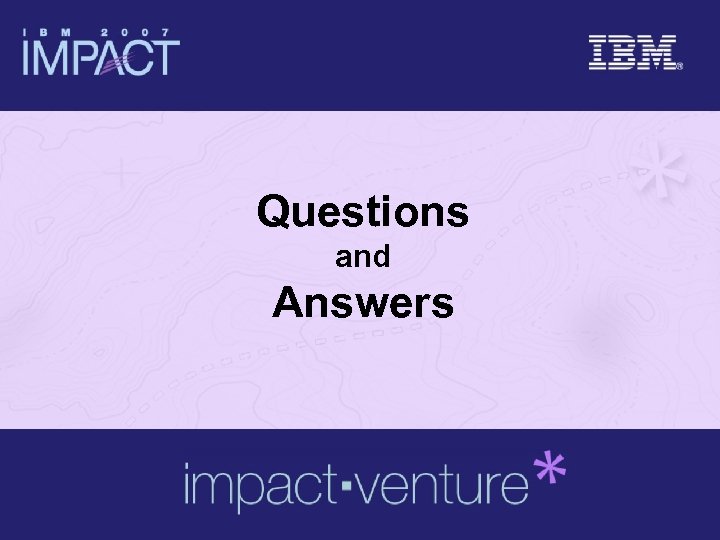 Questions and Answers 