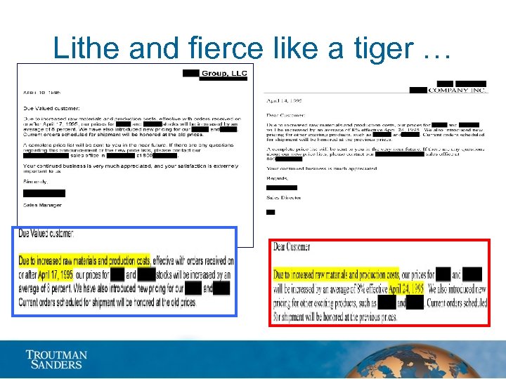 Lithe and fierce like a tiger … 