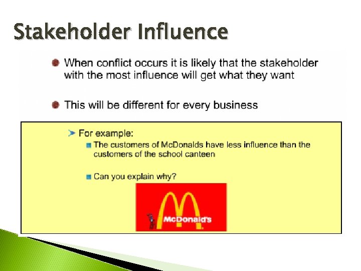 Stakeholder Influence 