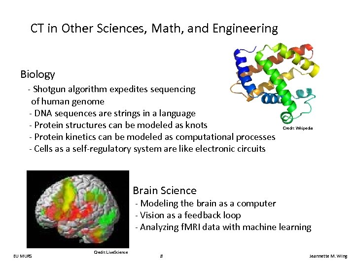 CT in Other Sciences, Math, and Engineering Biology - Shotgun algorithm expedites sequencing of