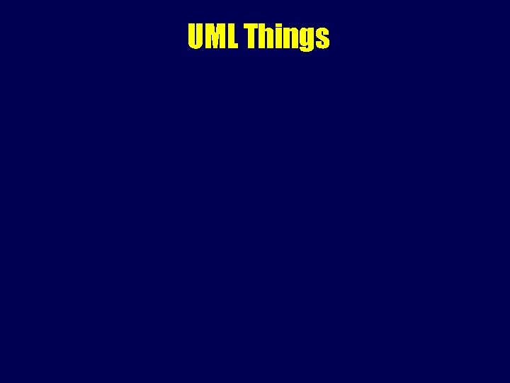UML Things 
