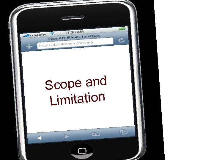 ope and Sc Limitation 