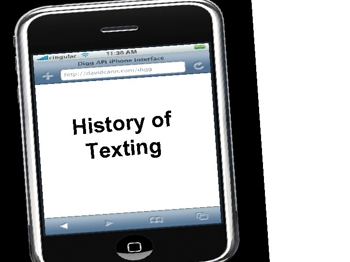 istory of H Texting 
